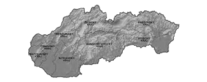 Mapa krajov Slovenska